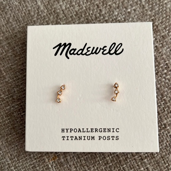 Madewell Jewelry - Madewell Mini Crawler Gem Earrings